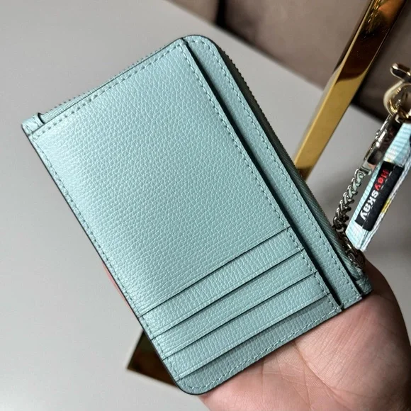 Kate Spade Darcy Daisy Embroidered L-Zip Card Holder Wallet - Picture 2 of 7